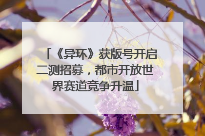 《异环》获版号开启二测招募，都市开放世界赛道竞争升温