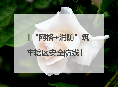 “网格+消防”筑牢辖区安全防线
