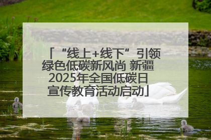 “线上+线下”引领绿色低碳新风尚 新疆2025年全国低碳日宣传教育活动启动