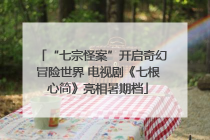 “七宗怪案”开启奇幻冒险世界 电视剧《七根心简》亮相暑期档