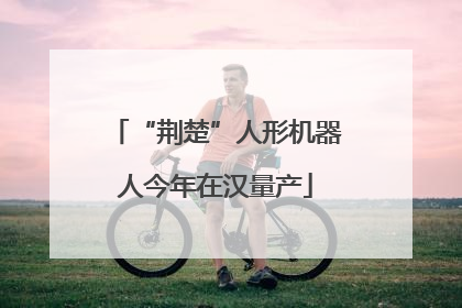 “荆楚”人形机器人今年在汉量产