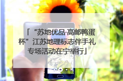 “苏地优品·高邮鸭蛋杯”江苏地理标志伴手礼专场活动在宁举行
