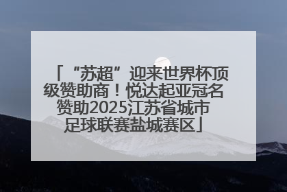 “苏超”迎来世界杯顶级赞助商！悦达起亚冠名赞助2025江苏省城市足球联赛盐城赛区