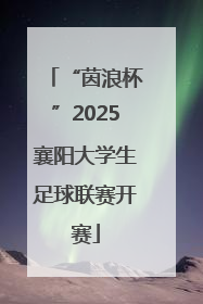 “茵浪杯”2025襄阳大学生足球联赛开赛