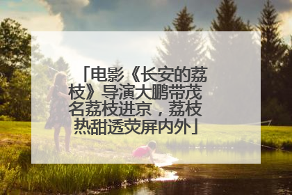 电影《长安的荔枝》导演大鹏带茂名荔枝进京，荔枝热甜透荧屏内外