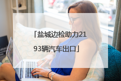 盐城边检助力2193辆汽车出口