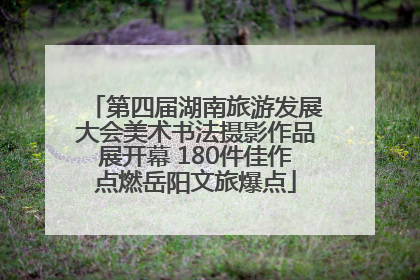 第四届湖南旅游发展大会美术书法摄影作品展开幕 180件佳作点燃岳阳文旅爆点