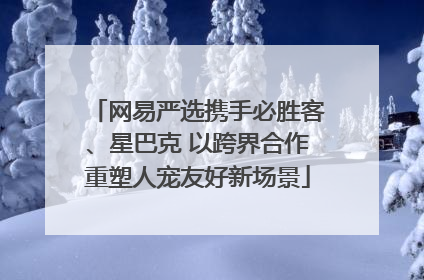 网易严选携手必胜客、星巴克 以跨界合作重塑人宠友好新场景