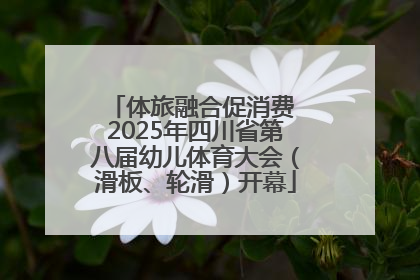 体旅融合促消费 2025年四川省第八届幼儿体育大会（滑板、轮滑）开幕