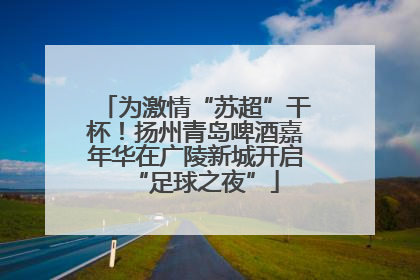 为激情“苏超”干杯！扬州青岛啤酒嘉年华在广陵新城开启“足球之夜”