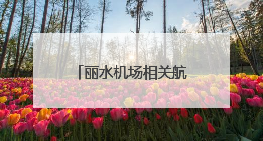 丽水机场相关航路将于7月10日启用，初期拟开通至北京、上海、深圳、贵阳航线