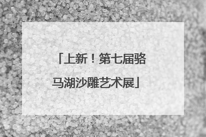 上新！第七届骆马湖沙雕艺术展
