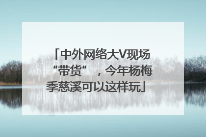 中外网络大V现场“带货”，今年杨梅季慈溪可以这样玩