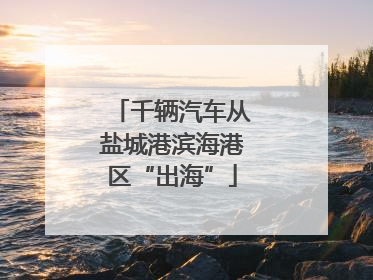 千辆汽车从盐城港滨海港区“出海”