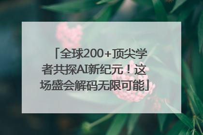 全球200+顶尖学者共探AI新纪元！这场盛会解码无限可能