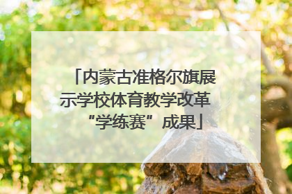内蒙古准格尔旗展示学校体育教学改革“学练赛”成果