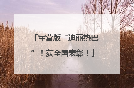 军营版“迪丽热巴”！获全国表彰！