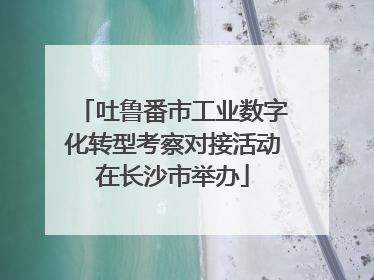 吐鲁番市工业数字化转型考察对接活动在长沙市举办