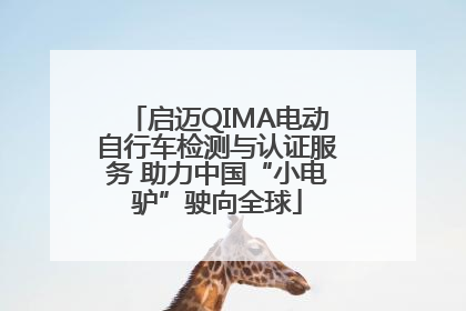 启迈QIMA电动自行车检测与认证服务 助力中国“小电驴”驶向全球