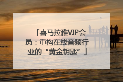 喜马拉雅VIP会员：重构在线音频行业的“黄金钥匙”