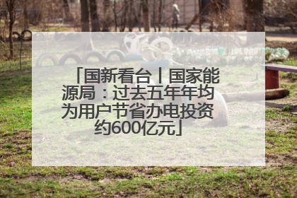 国新看台丨国家能源局：过去五年年均为用户节省办电投资约600亿元