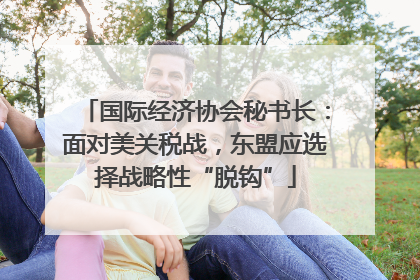 国际经济协会秘书长：面对美关税战，东盟应选择战略性“脱钩”