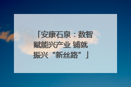 安康石泉：数智赋能兴产业 铺就振兴“新丝路”