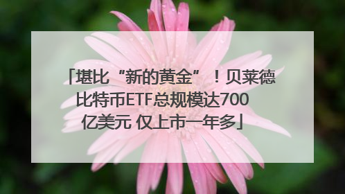 堪比“新的黄金”！贝莱德比特币ETF总规模达700亿美元 仅上市一年多