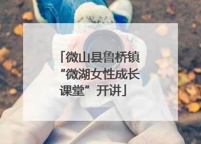 微山县鲁桥镇“微湖女性成长课堂”开讲