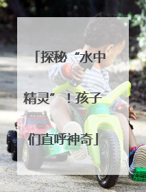 探秘“水中精灵”！孩子们直呼神奇