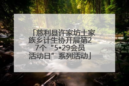 慈利县许家坊土家族乡计生协开展第27个“5•29会员活动日”系列活动