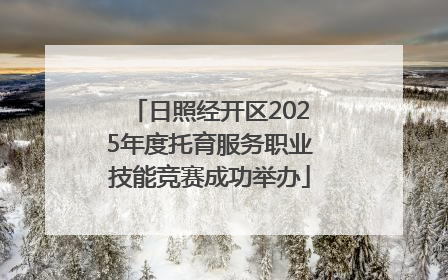 日照经开区2025年度托育服务职业技能竞赛成功举办