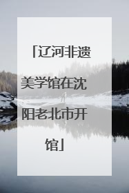 辽河非遗美学馆在沈阳老北市开馆