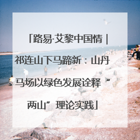 路易·艾黎中国情｜祁连山下马蹄新：山丹马场以绿色发展诠释“两山”理论实践