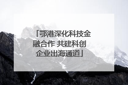 鄂港深化科技金融合作 共建科创企业出海通道