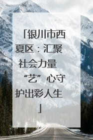 银川市西夏区：汇聚社会力量 “艺”心守护出彩人生